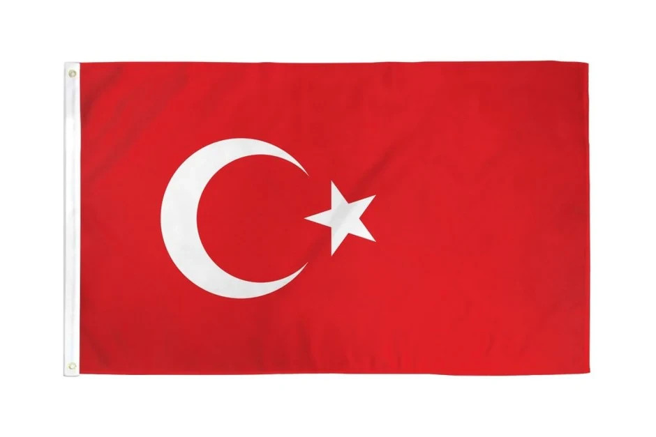 Turkey 2x3ft Poly Flag International Turkiye Turkey Country National Flag gallery