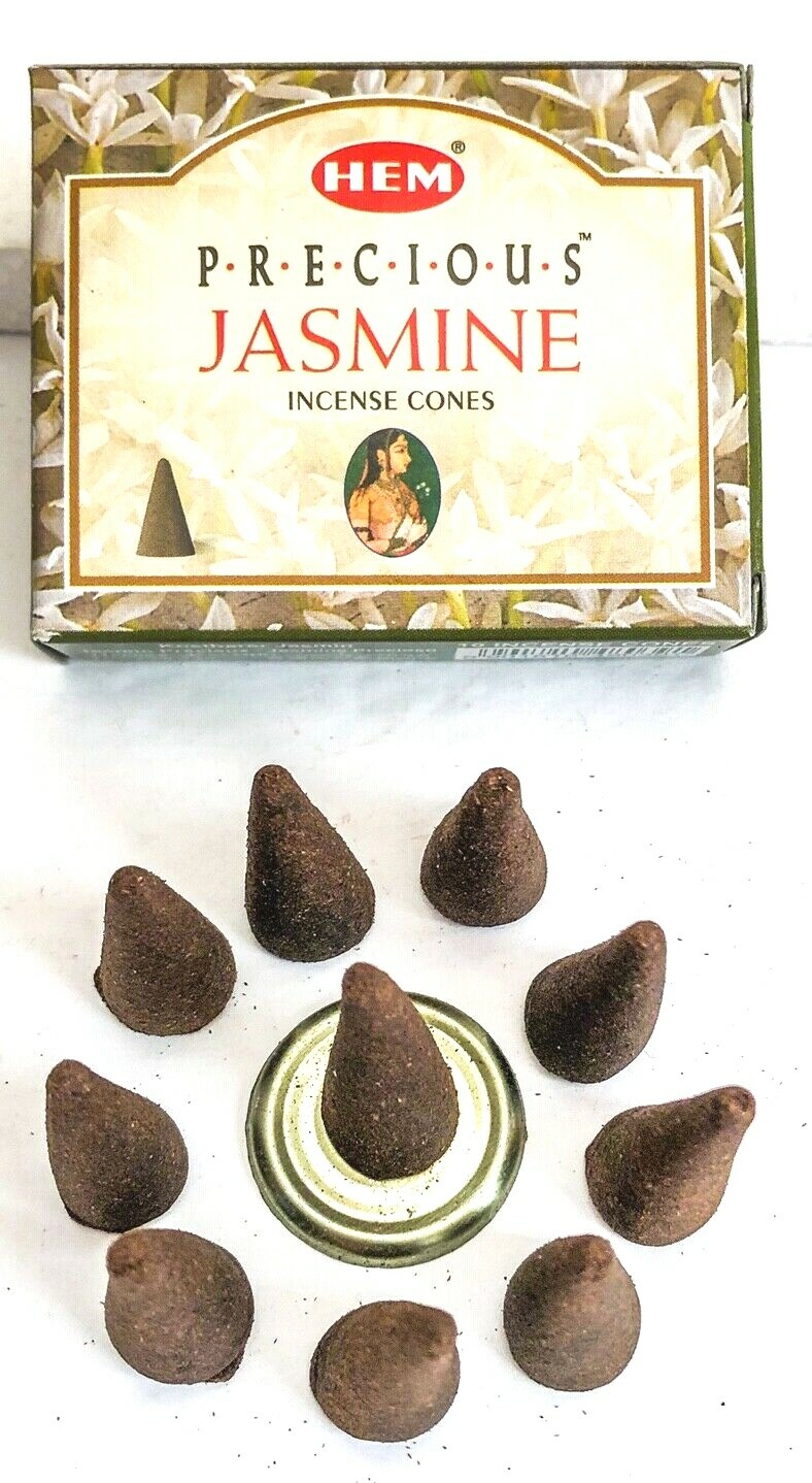 Hem Precious Jasmine Incense Cones - Pick 10-20-30-50-100-120 Free Shipping! gallery