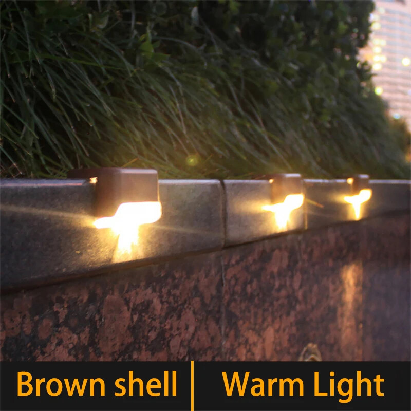 Outdoor Solar LED Deck Lights Garden Path Patio Pathway Stairs Steps Fence Light gallery