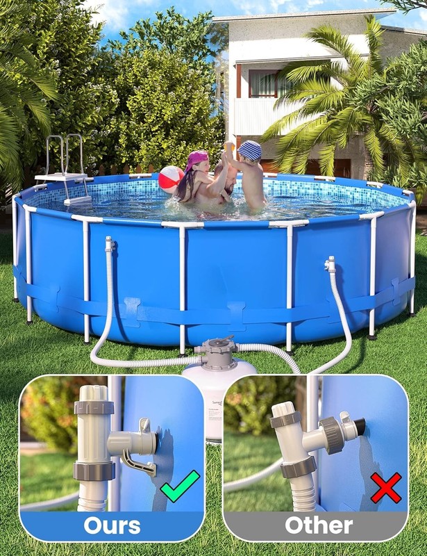 Effortless Pool Maintenance with PATENTED Plunger Valve and Pipe Holder Kit gallery