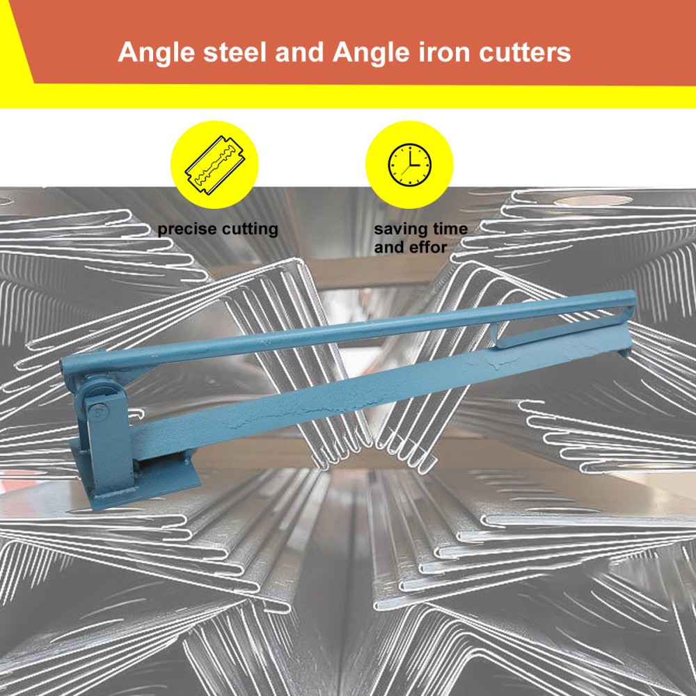 Manual Angle Iron Steel Cutter Portable Angle Iron Steel Cutting Tool Machine gallery