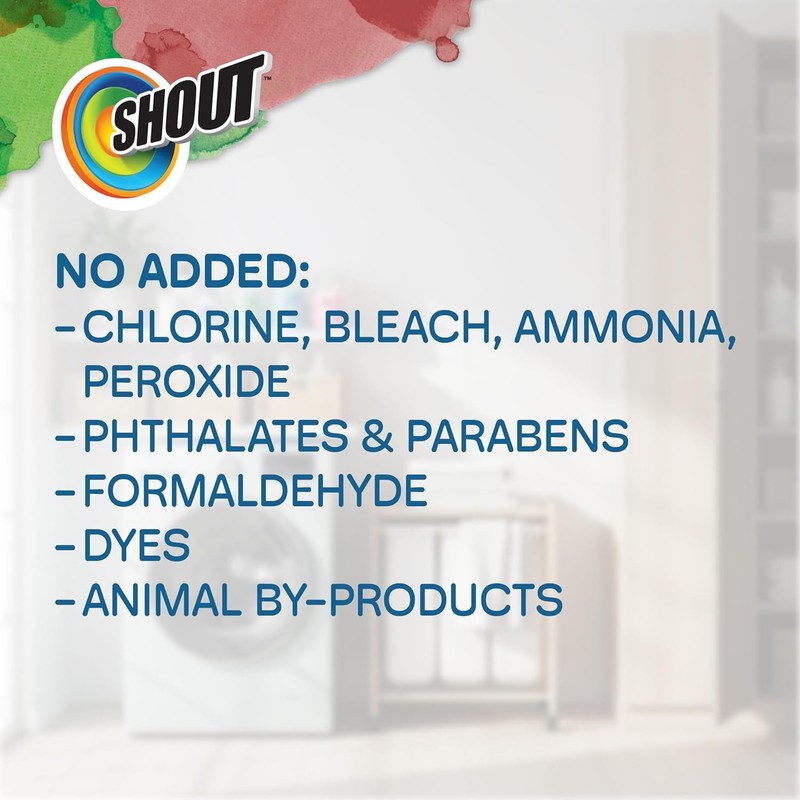 Shout Active Enzyme Laundry Stain Remover Spray 60 Fl Oz (Pack of 1), Multi gallery