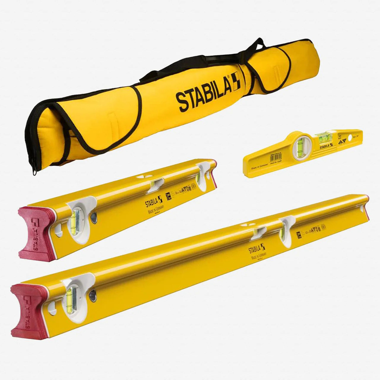 Stabila Type R300 R-Beam Level Set, 3 Pieces with Case gallery