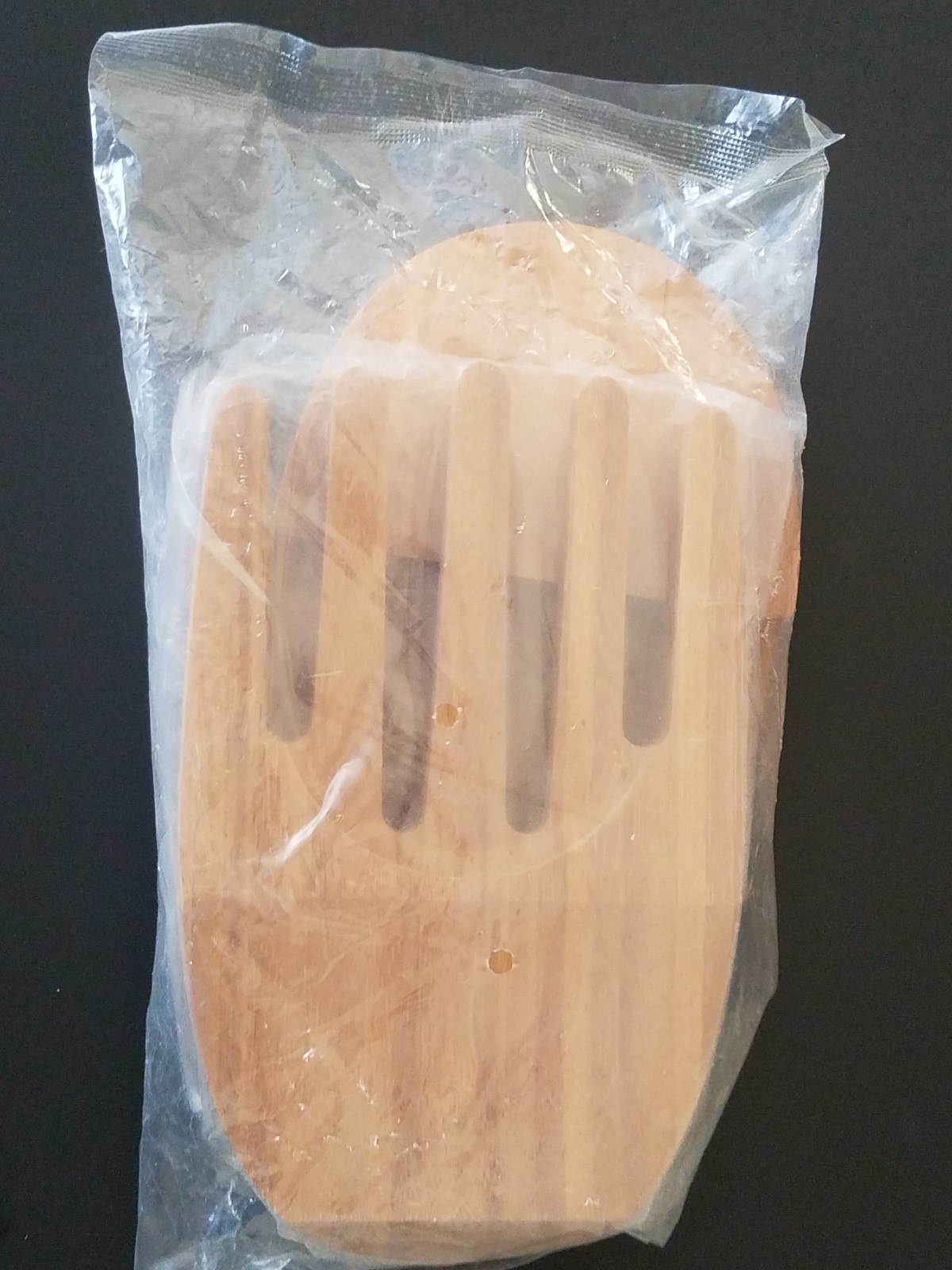 Pampered Chef 2 piece Bamboo Salad Serving Claws #2288 gallery