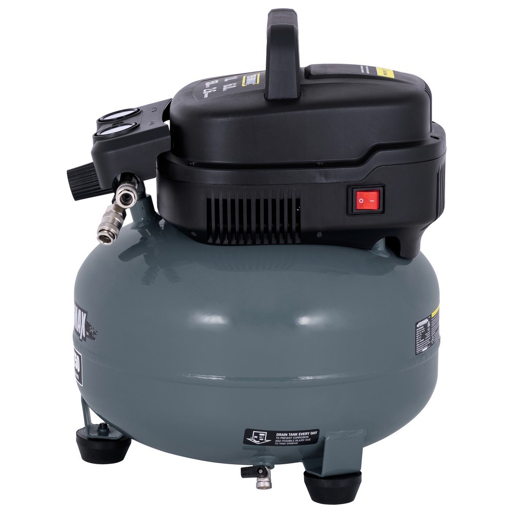 Performax 6 Gallon 150 PSI Portable Electric Pancake Air Compressor gallery