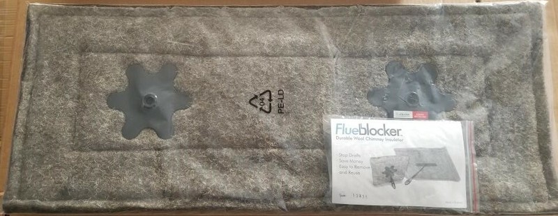Rectangle FlueBlocker Chimney Draft Stopper, Wool Chimney Sheep gallery