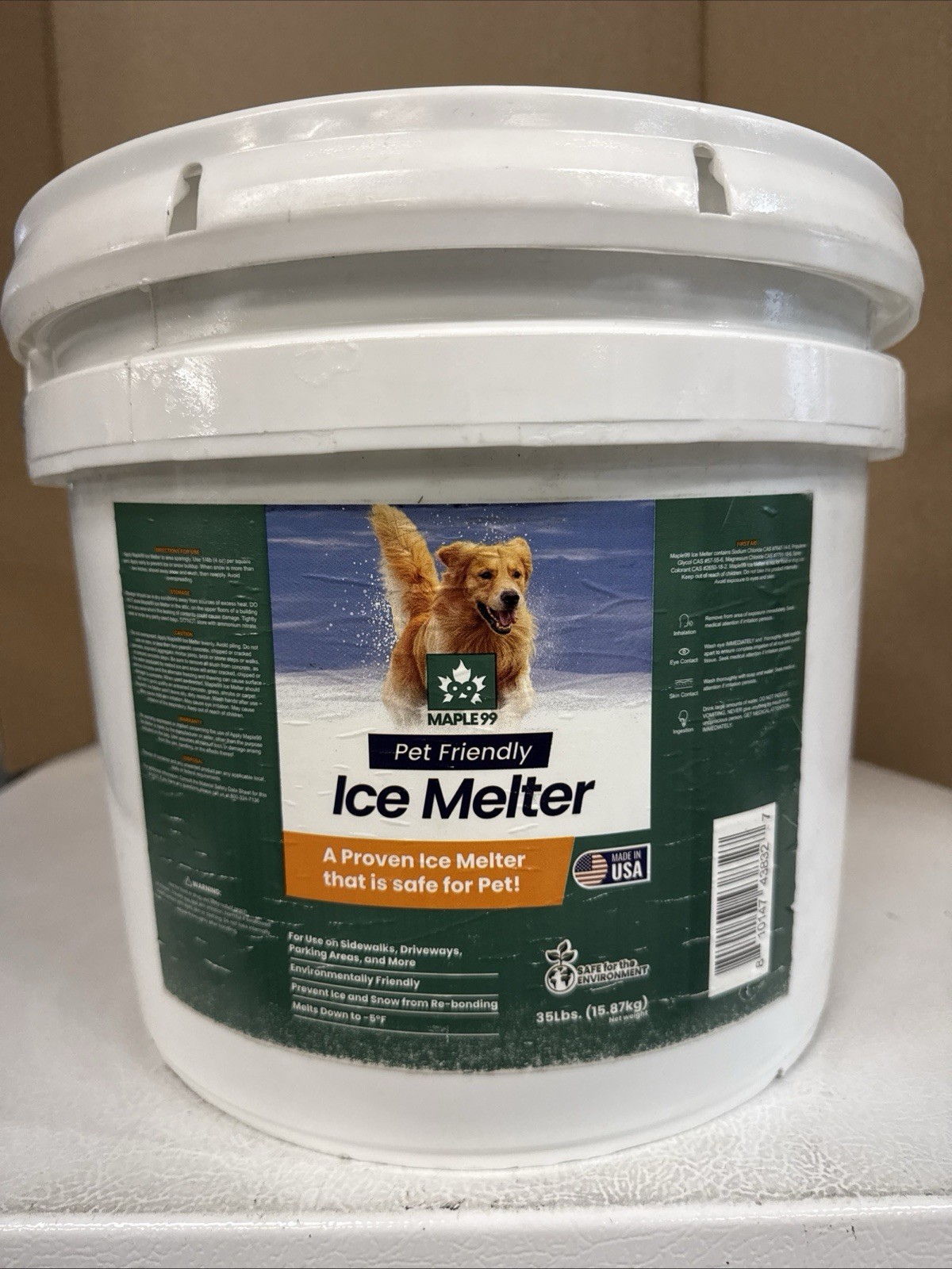 Pet Safe Ice Melt 35 lb Professional Grade Concrete Friendly Snow Removal New gallery