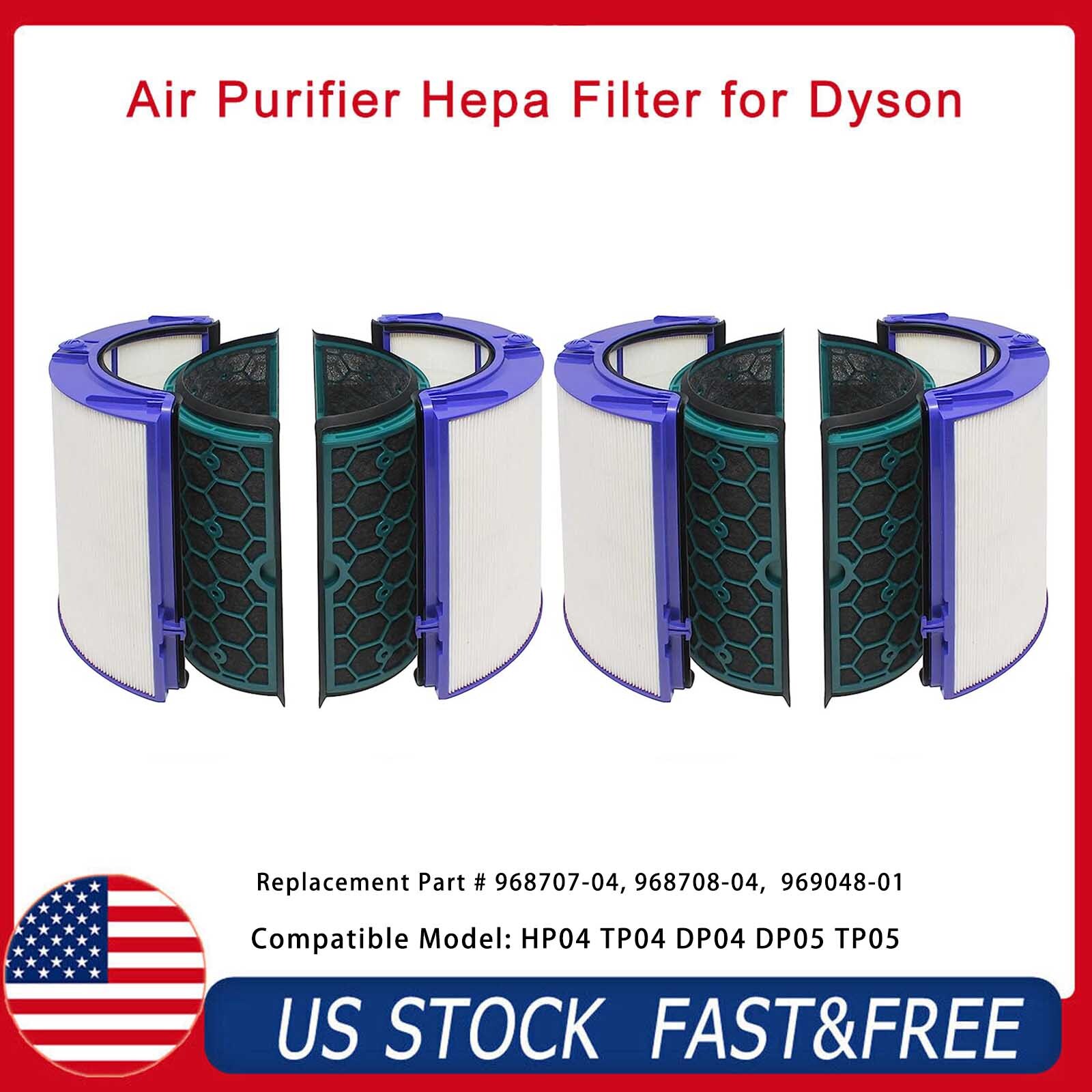 2 Pack TP04 HP04 DP04 Replacement Hepa Filter for Dyson 360° Pure Cool Fan gallery