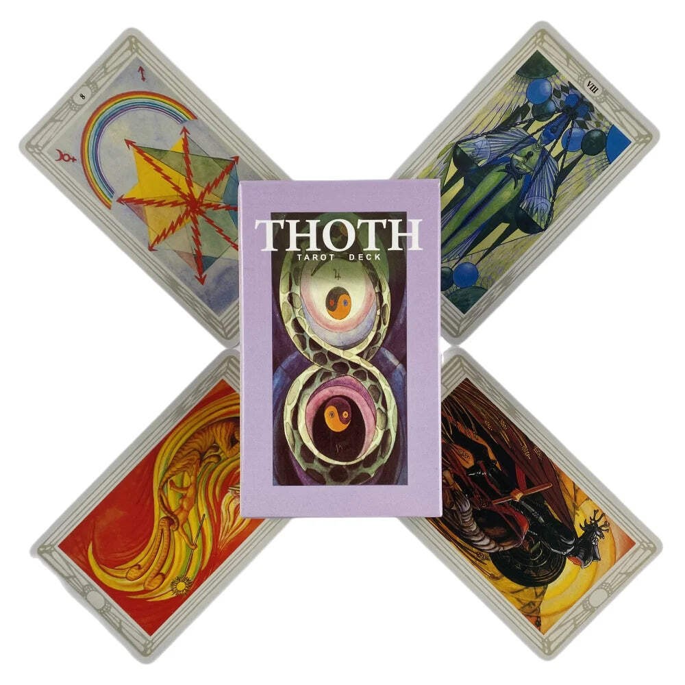 Thoth Tarot Cards 78 Deck English Divination Edition for Oracle Board Games gallery