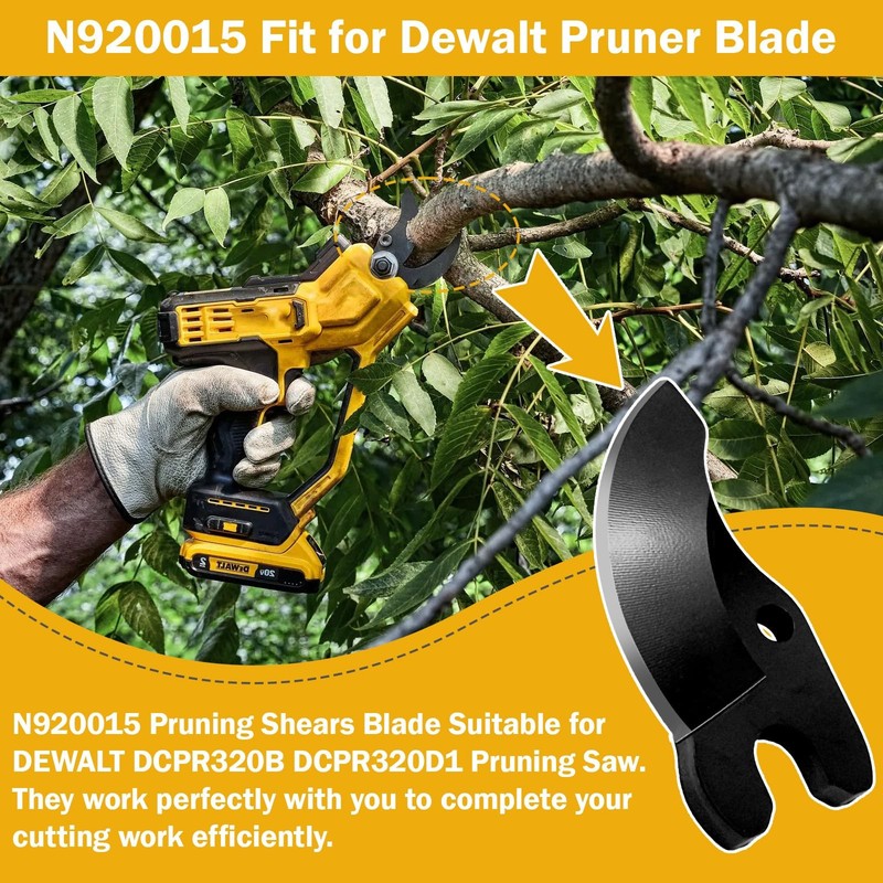 2Pc N920015 REPLACEMENT PRUNER BLADES For Dewalt 20V Max Cordless Pruning Shears gallery