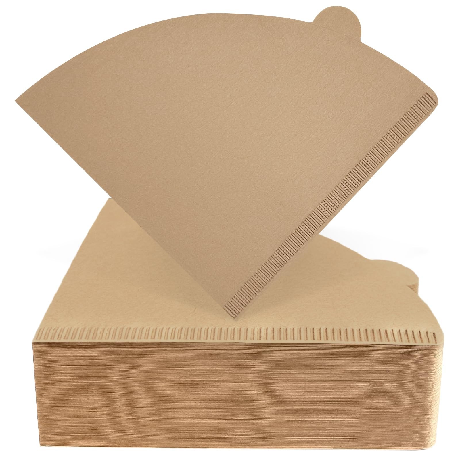 200 Count Coffee Filters 2, Cone Filters, Unbleached V02, Brown gallery