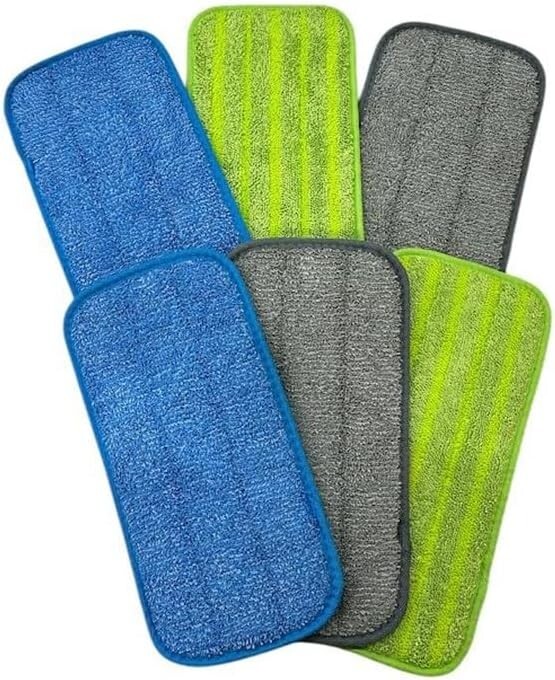 6 Pack Reusable Mop Pads Compatible with Swiffer Wet Jet Mop- Wet Pads Refill gallery