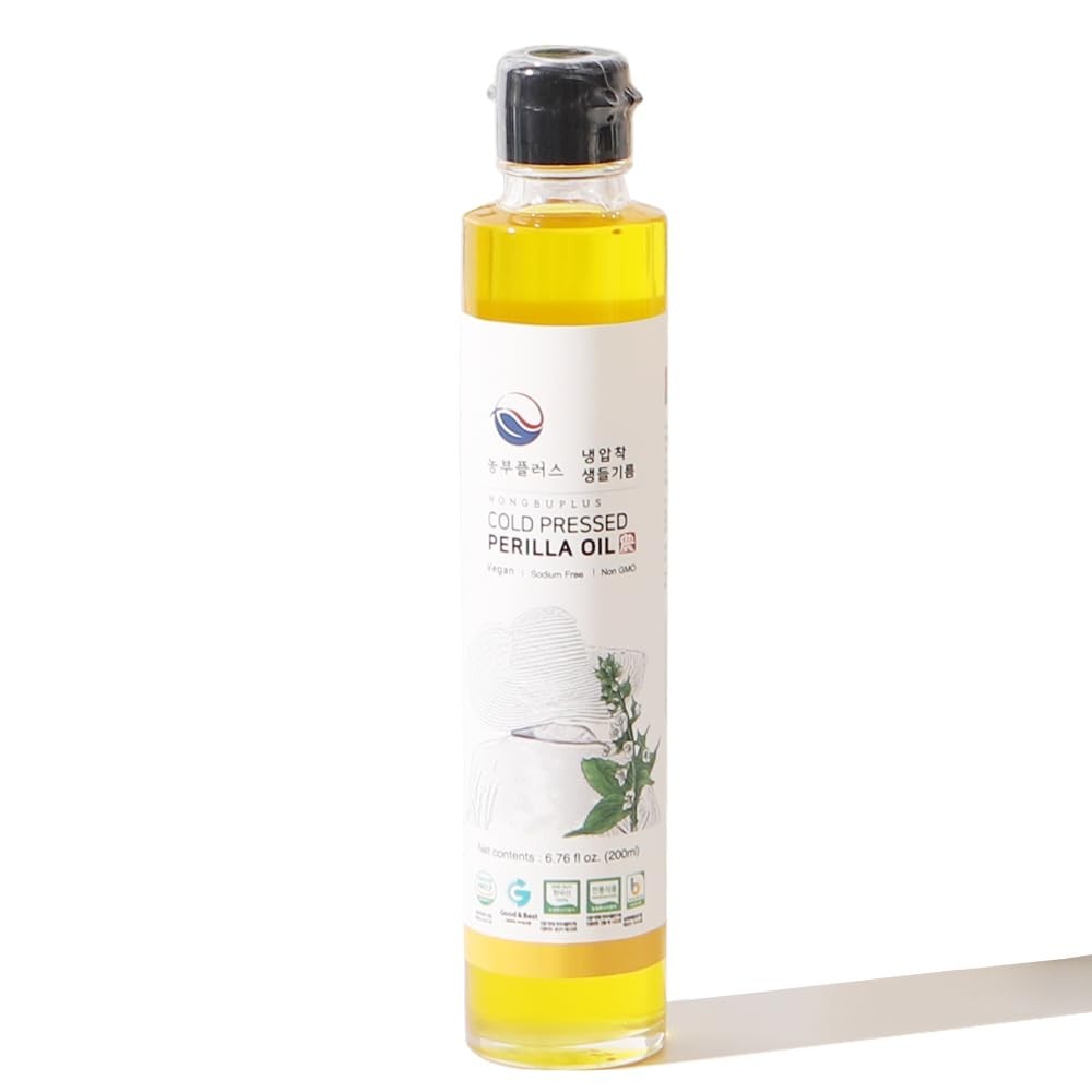 Cold Pressed Raw Perilla Oil, 6.76 Fl Oz 200ml, 100% Pure Perilla Seed Oil, K... gallery