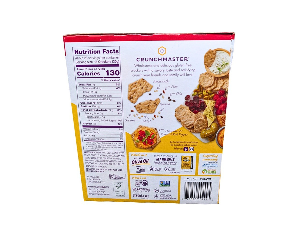 Crunchmaster Multi-grain 6 Seed Crackers 2x14 Ounce gallery