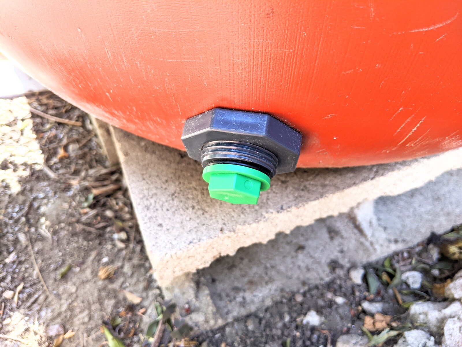 3/4" Drain Valve Plug Kit For Rain Barrels, Water Tanks, Tubs, Pools. gallery