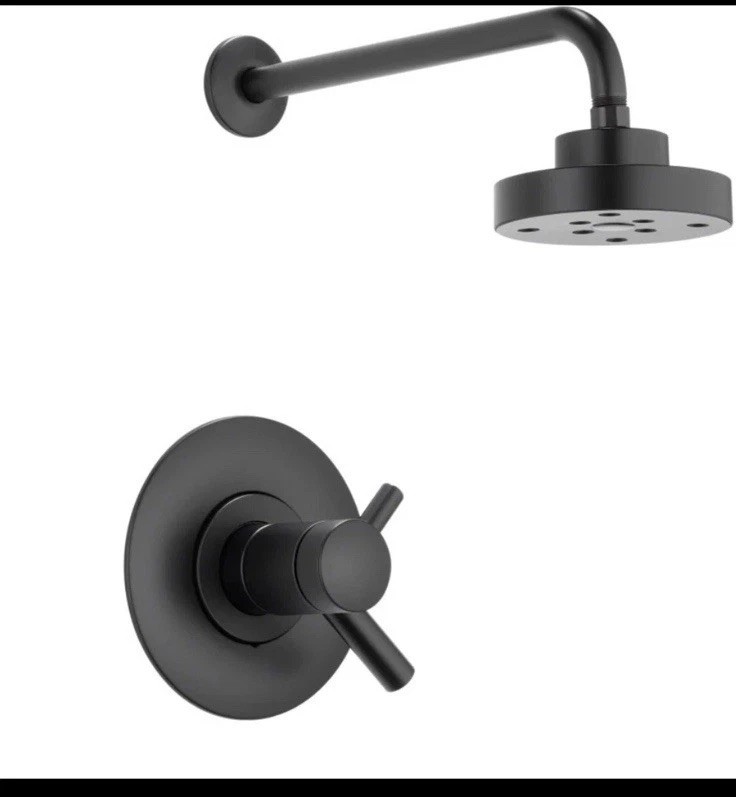 Brizo TempAssure(R) Thermostatic Shower Trim T60275-BL & Tub/Shower R60000-PX gallery
