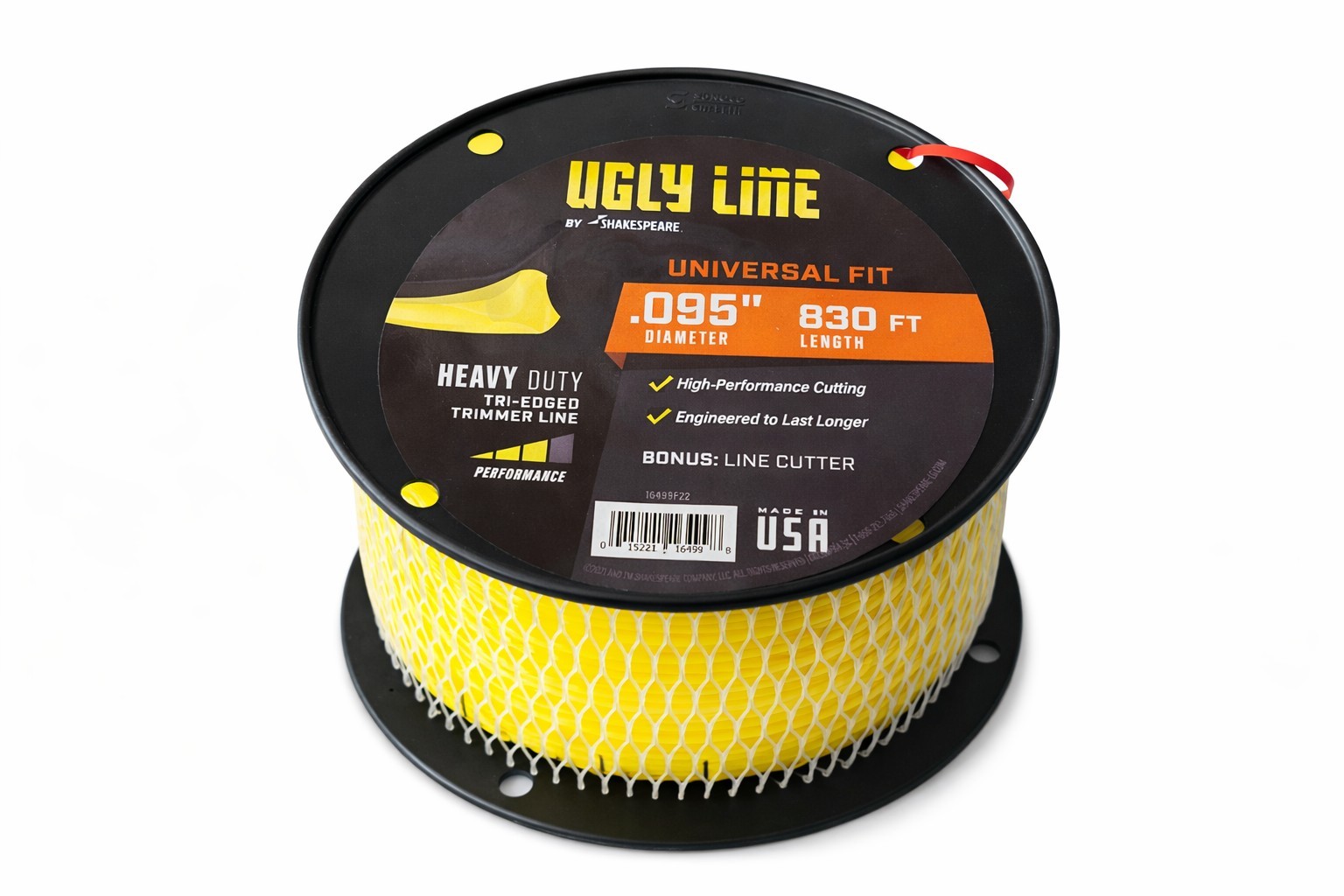 Shakespeare Ugly Line .095" 830 ft Commercial Heavy Duty Trimmer Line USA Made gallery