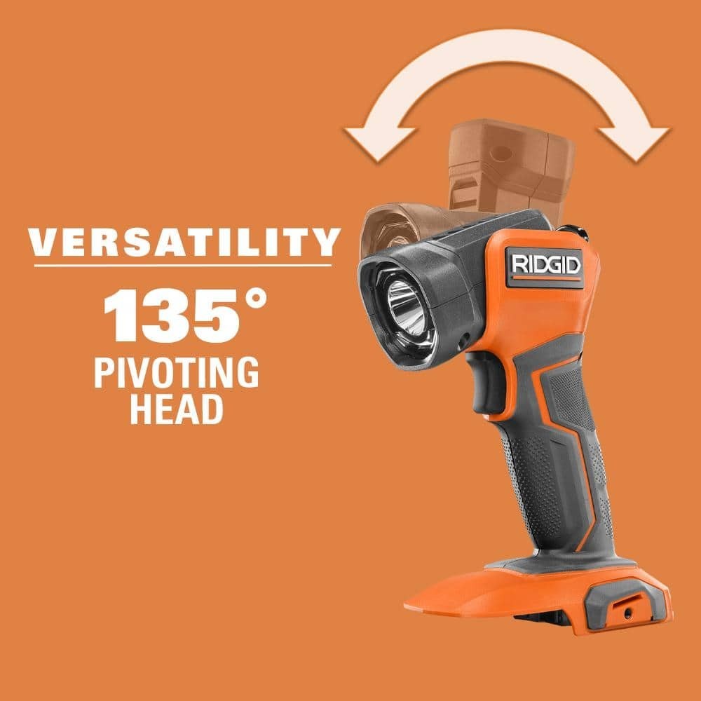 NEW R8694B - RIDGID 18-Volt Torch Light (Tool-Only) gallery