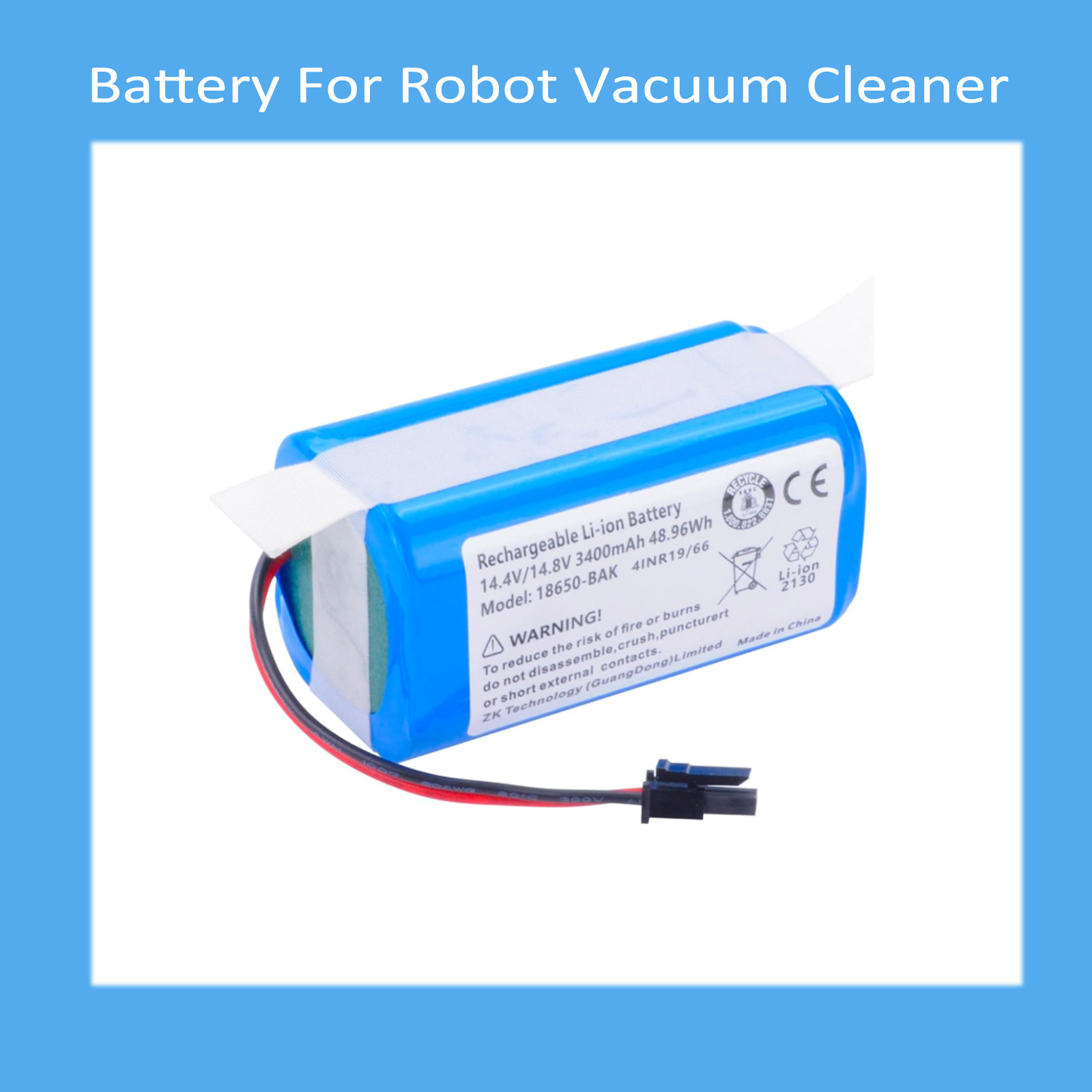 Replace Battery For Coredy R750-2200pa, G800, G850/ Kyvol E20, E30, E31 Robot gallery