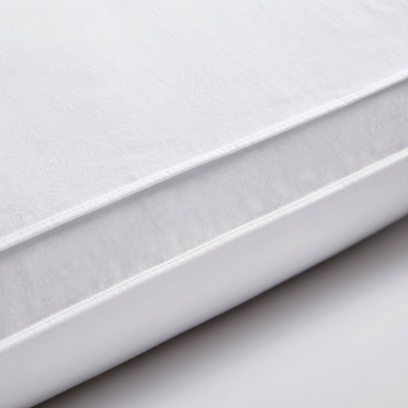 2 Pack Gusseted Goose Feather Down Bed Pillows King Size or Queen Pillows gallery