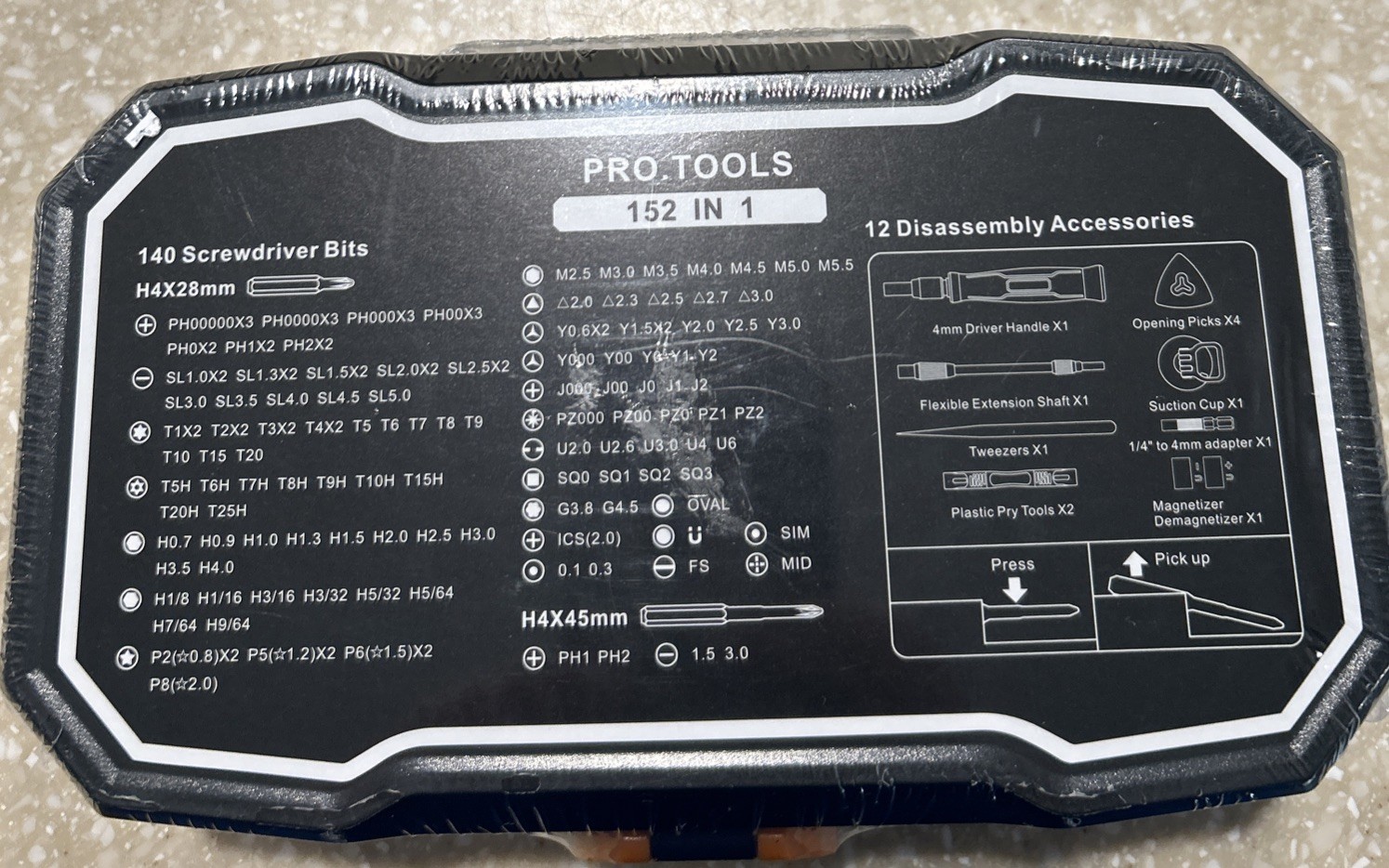 JOREST 152 In 1 Screwdriver Set NEW Sealed Magnetic Pro Tools Electronics Repair gallery
