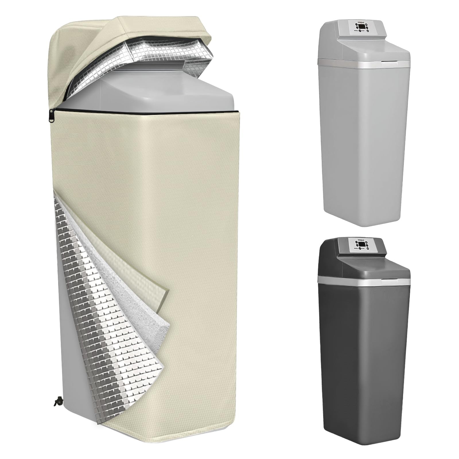 Water Softener Cover Insulated, 3 Layers Insulation Heavy Duty Protection Cov... gallery