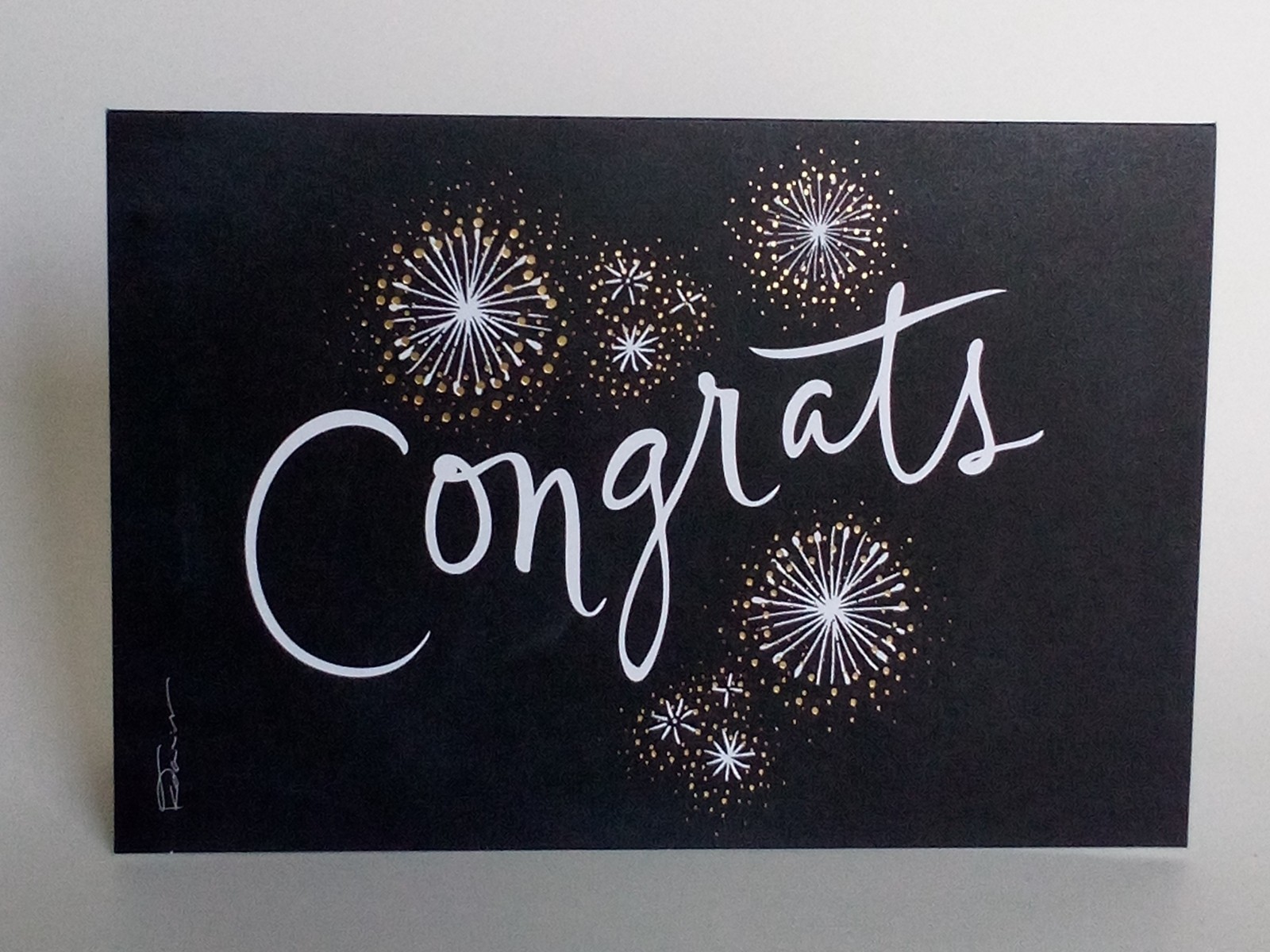 Congratulations Greeting Card, Congrats, 4x6, w/envelope gallery