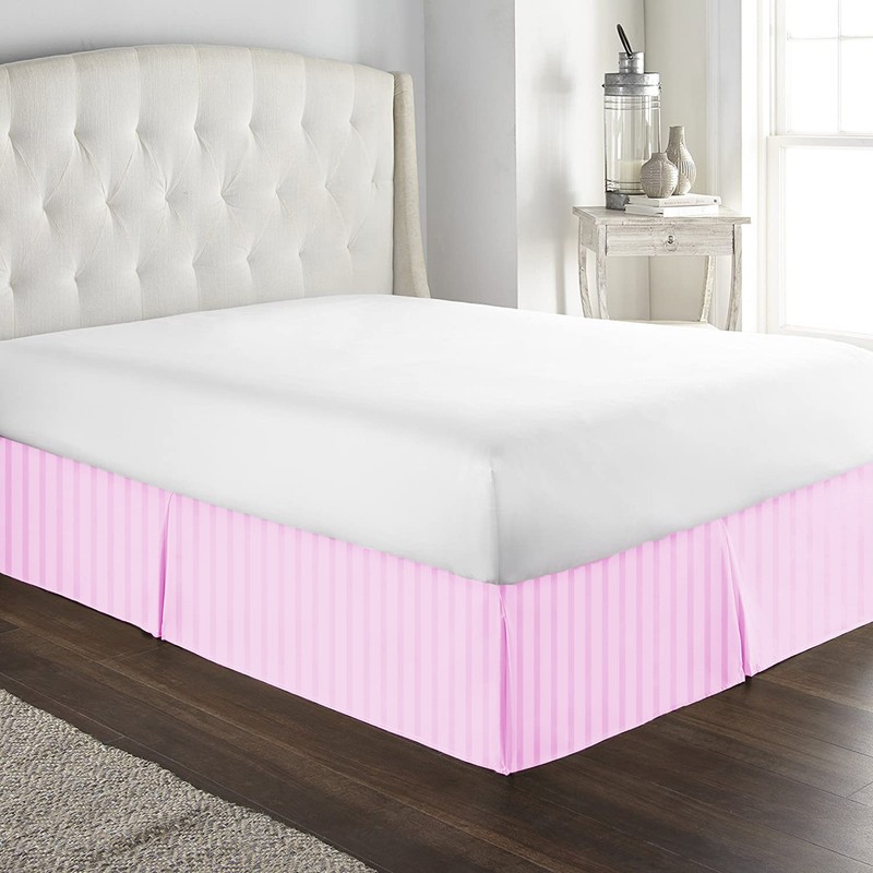 Soft Bedding 1000 - 1200 Thread Count 100% Cotton Pink Stripe Select Item gallery