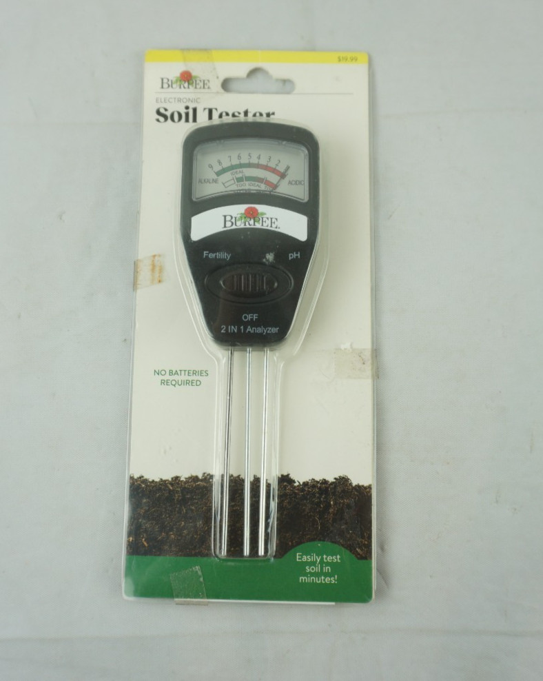 Burpee Electronic Soil Tester For pH And Fertility Testing No Batteries Required gallery