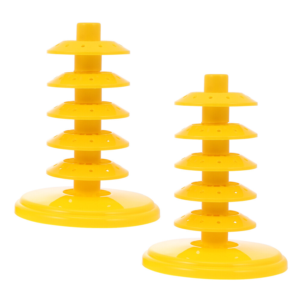 1 Set 2pcs Circular Porous Lollipop Display Brackets Lollipop Storage Stands gallery