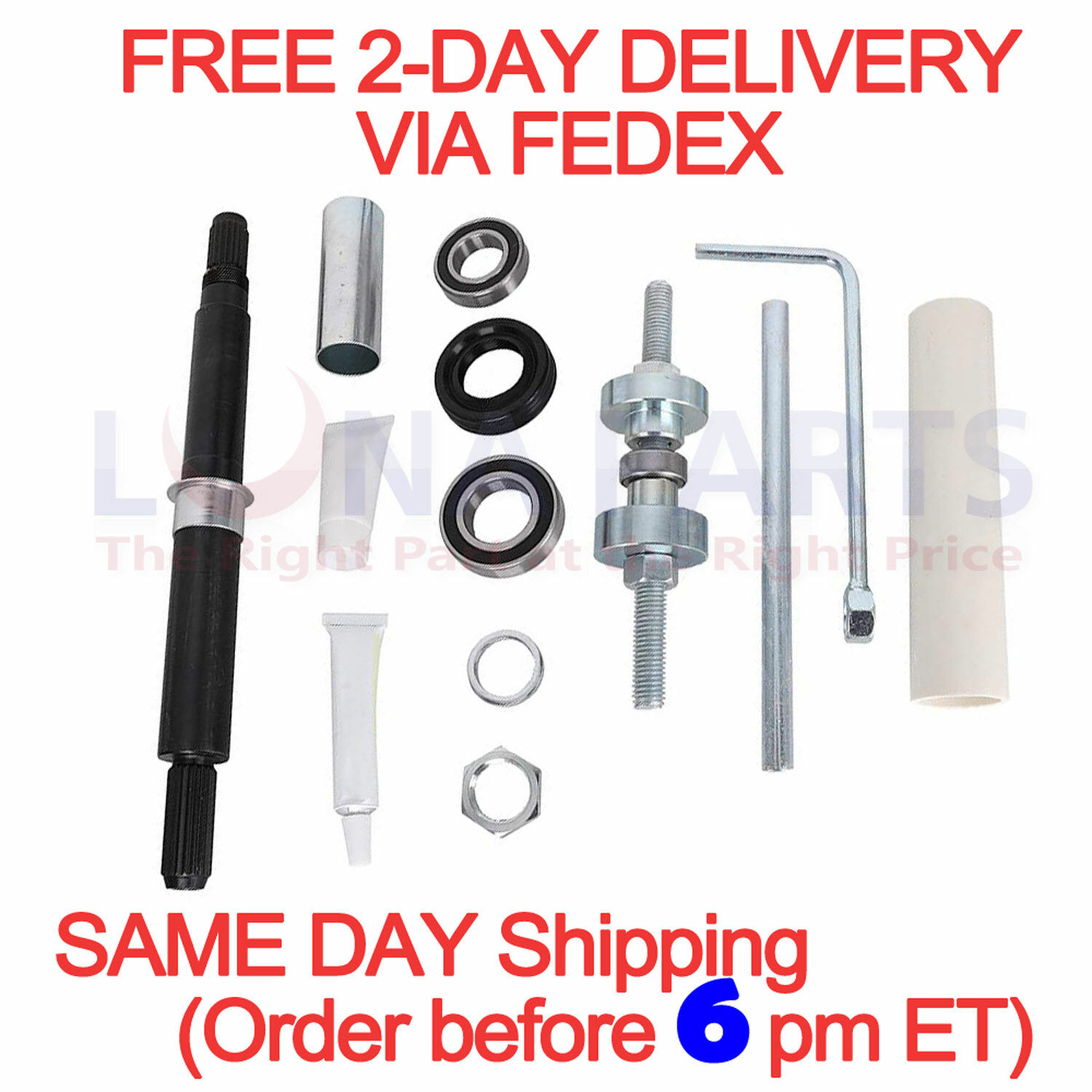 Cabrio High Quality Bearing Kit & Tool W10435302 and W10447783 fits Whirlpool gallery