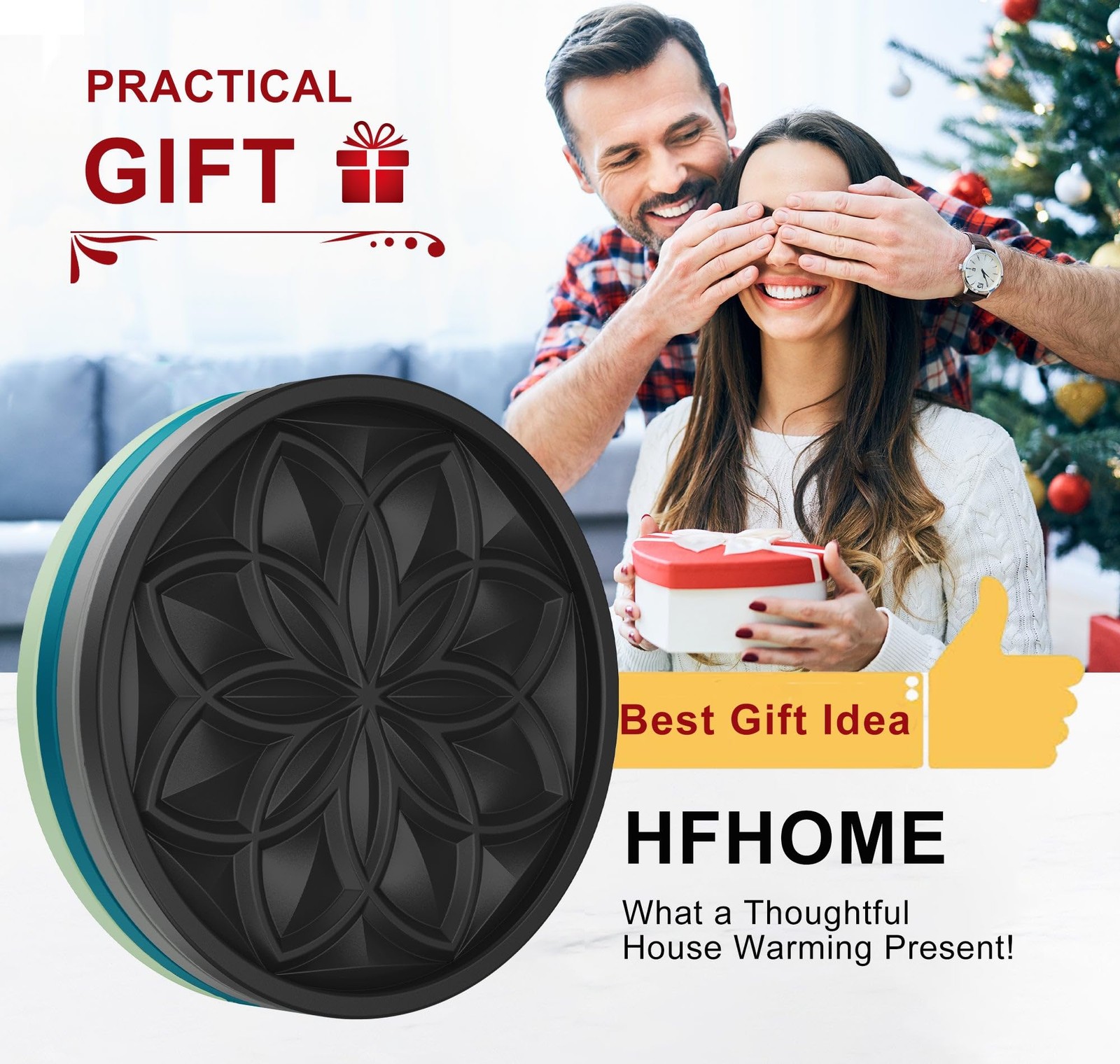 Silicone Coasters Set, 4 Pcs Drink Coasters for Coffee Table, Bar Tableto gallery