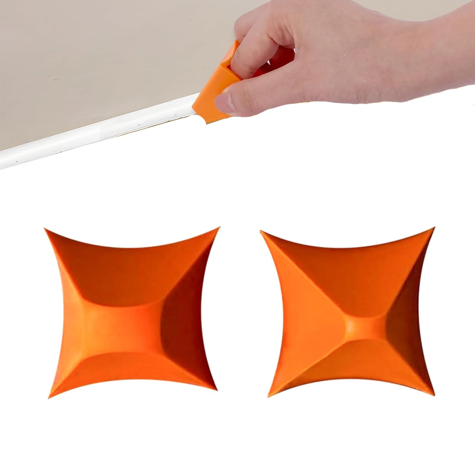 2 Pcs Silicone Seam Tools Reusable Caulking Applicator Tool for Kitchen Bathroom gallery