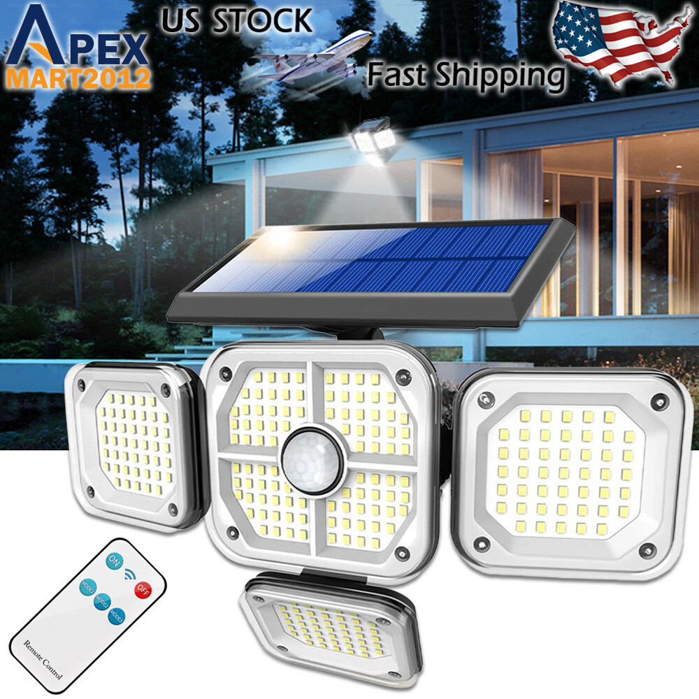 231 LED Solar Flood Light Motion Sensor Outdoor Waterproof Garden Security Lamp gallery