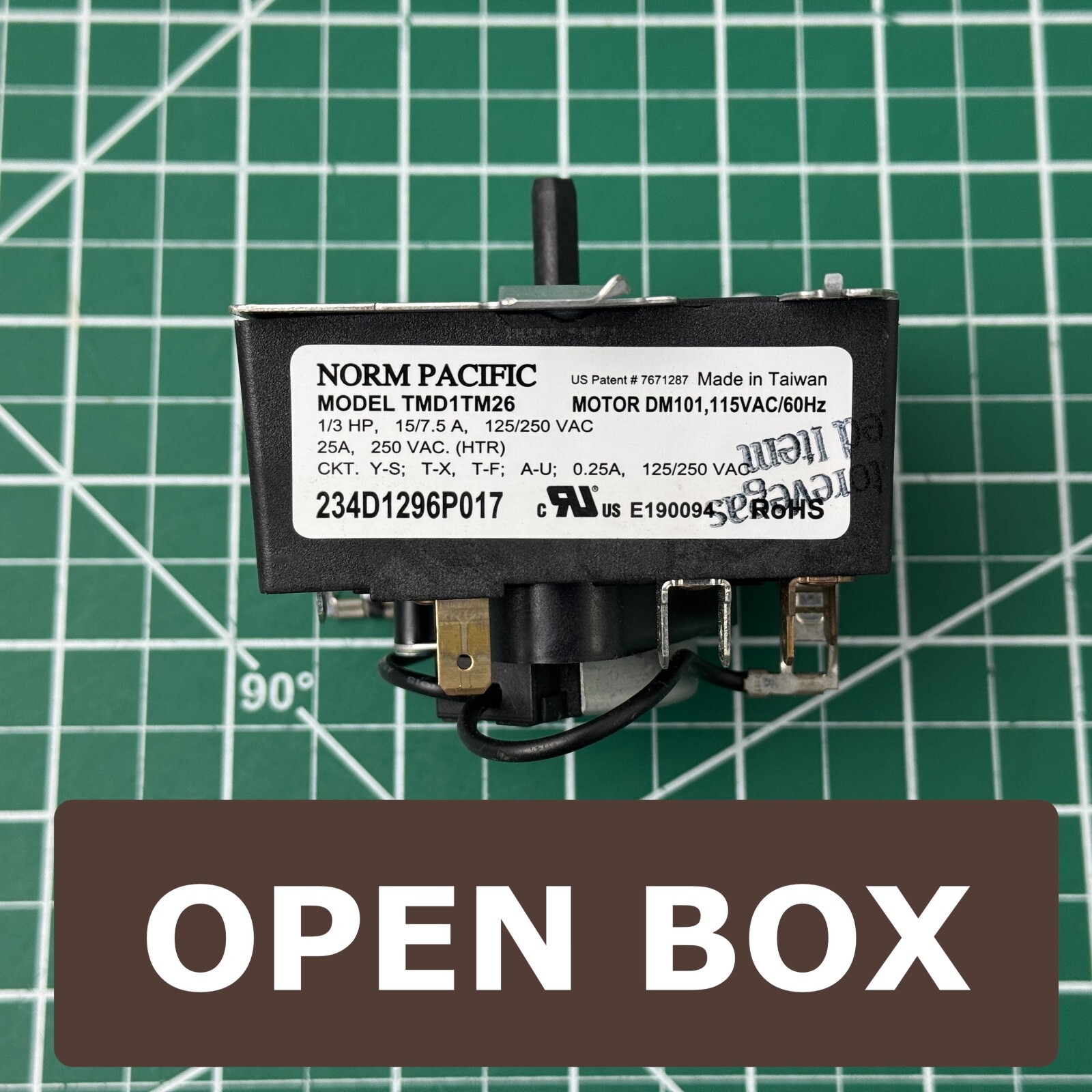 Open Box GE Dryer Timer 234D1296P017 WE04X22654 gallery