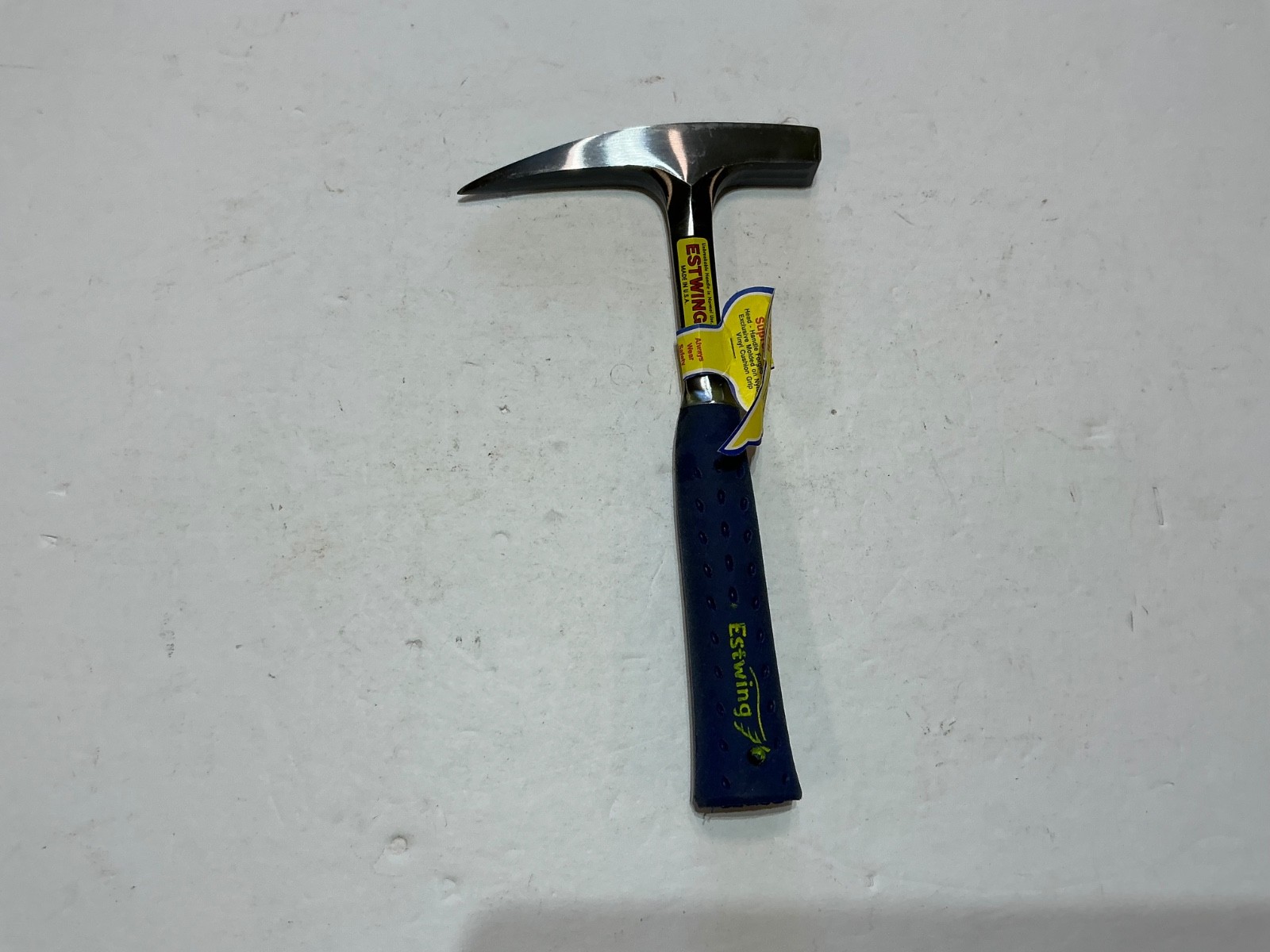 NOS Beautiful Vintage Estwing E3-14P Geology Rock Pick Hammer USA 14oz gallery