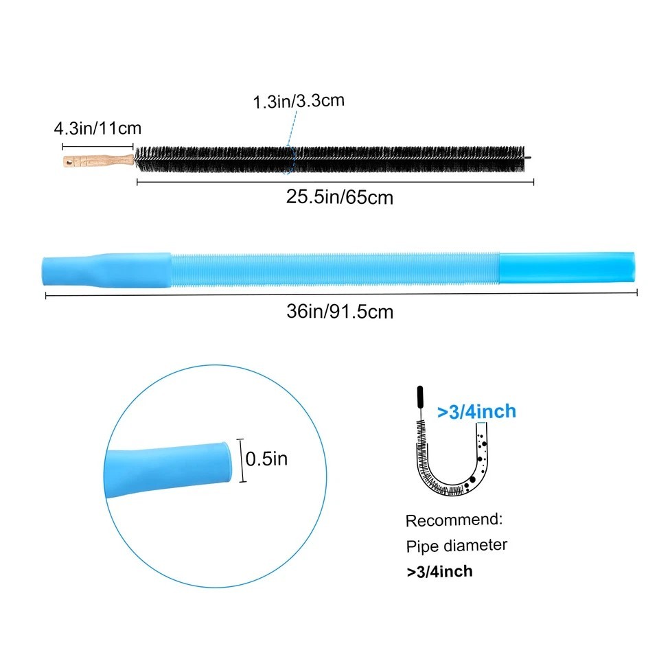 Dryer Vent Cleaner Kit Vacuum Attachment Hose with Lint Remover Cleaning Brush gallery