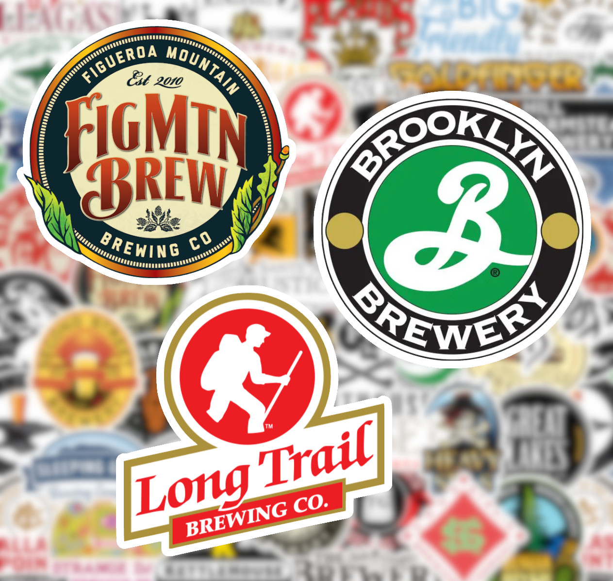 25/50 Craft Beer Sticker Pack - Matte Vinyl - Brewery Microbrew Ale gallery