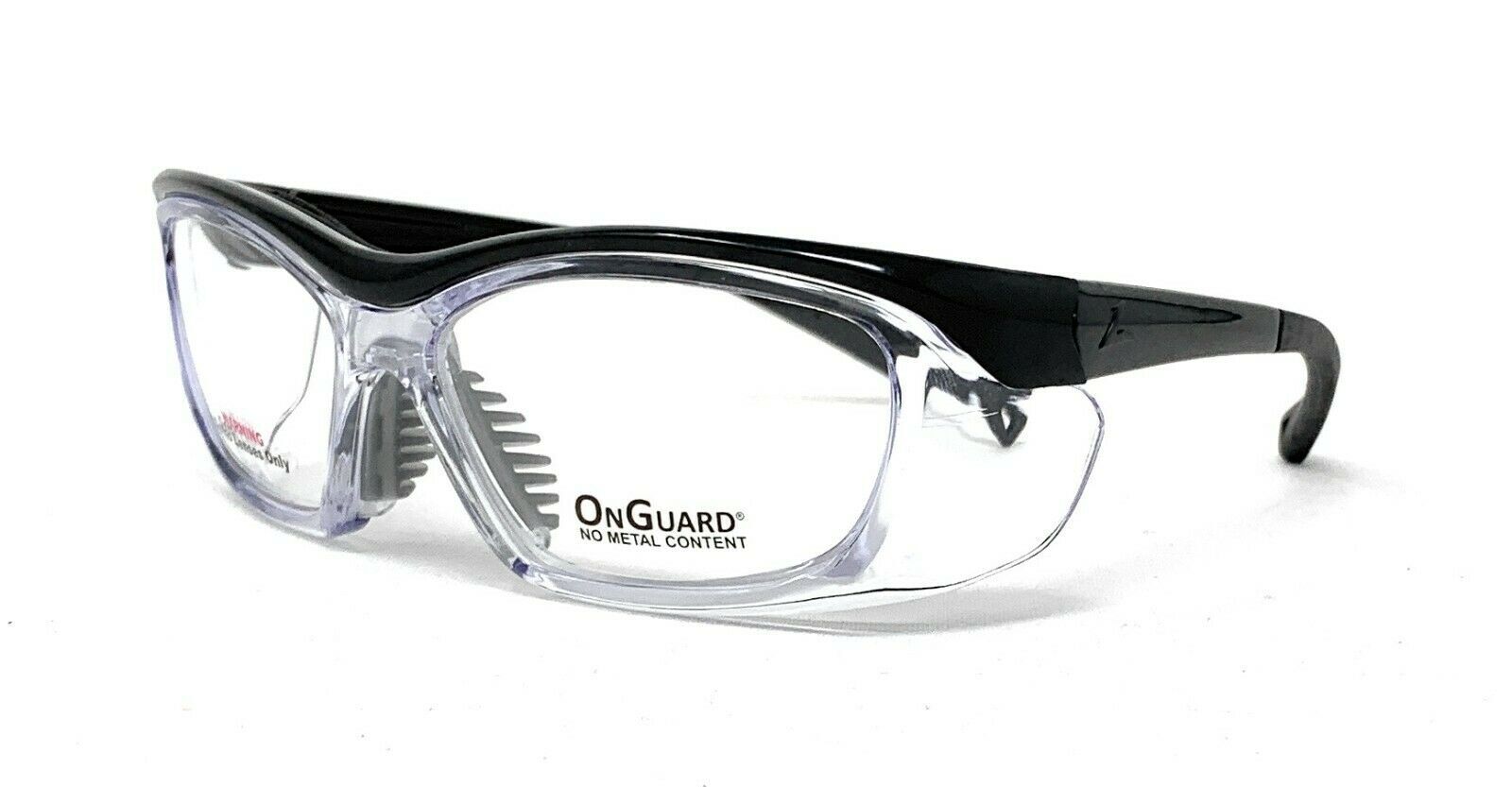 OnGuard Safety RxAble Eyewear OG-220S Black Clear Goggles Large 58mm Small 55mm gallery