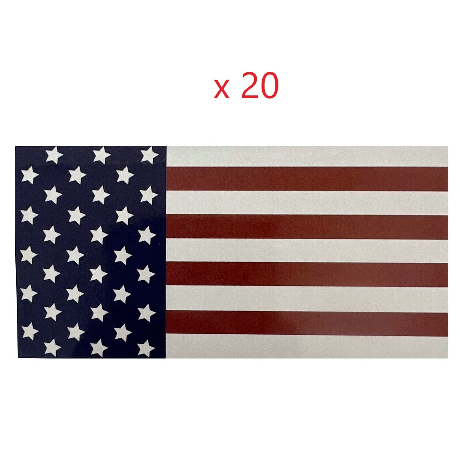20 pcs American Stars Stripes flag Sticker Vinyls Decals Wall Window Door Laptop gallery