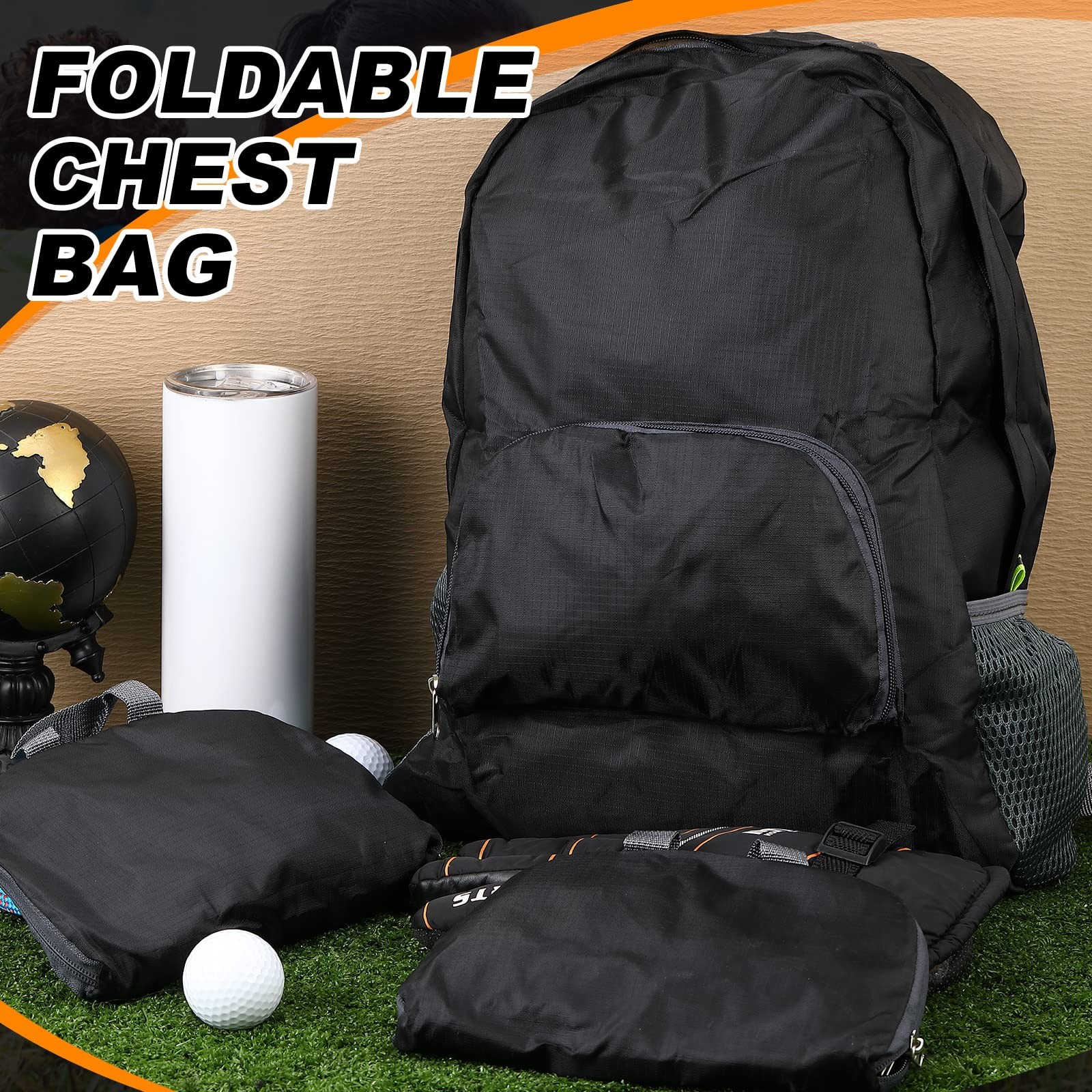 12 Pcs 20l Foldable Backpacks Bulk Lightweight Basic Back Pack Wholesale for ... 4