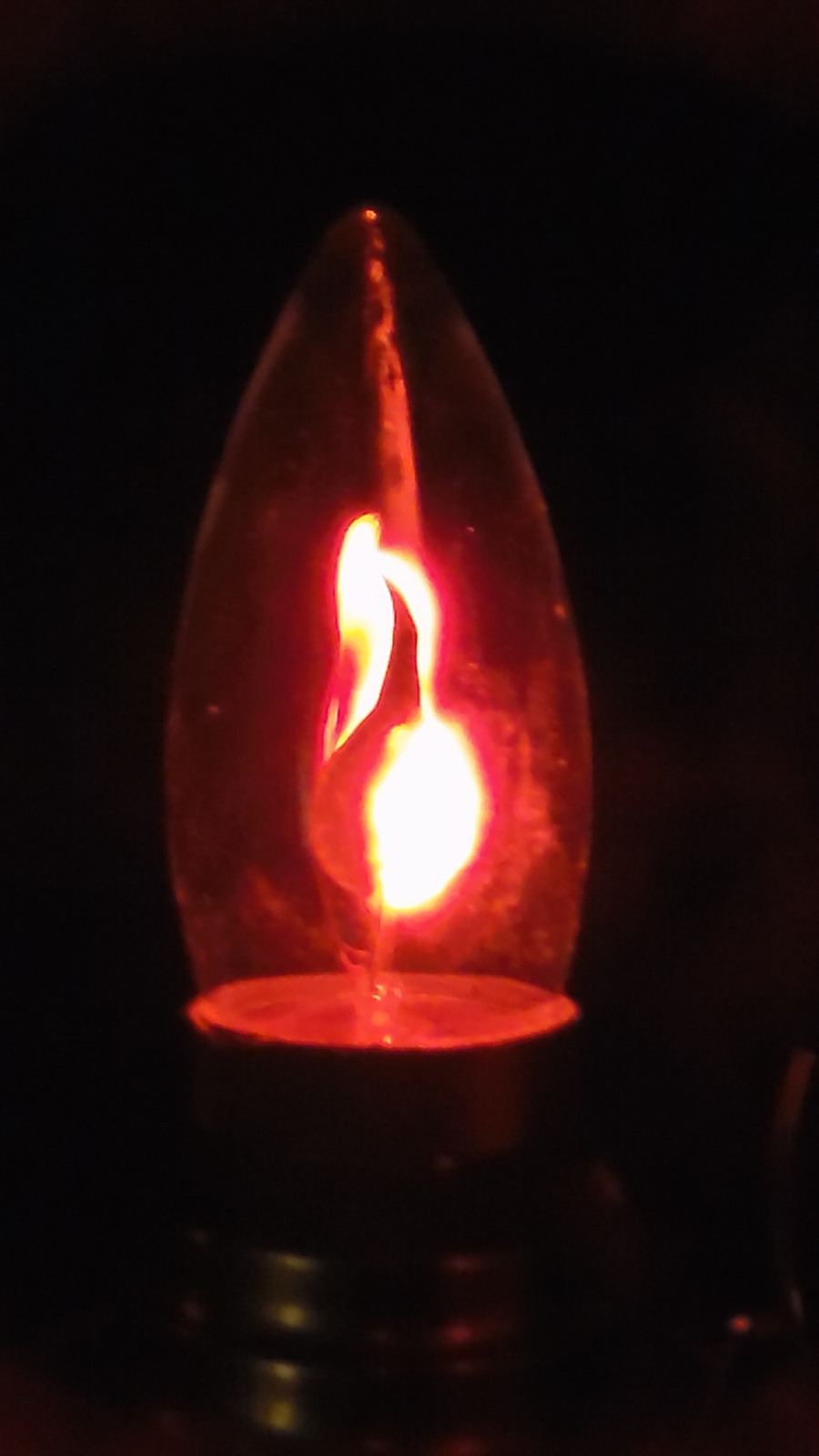 5 PACK FLICKER FLAME CLEAR LAMP LIGHT BULB 3w CA10 STANDARD BASE FIRE 1500 HOURS gallery