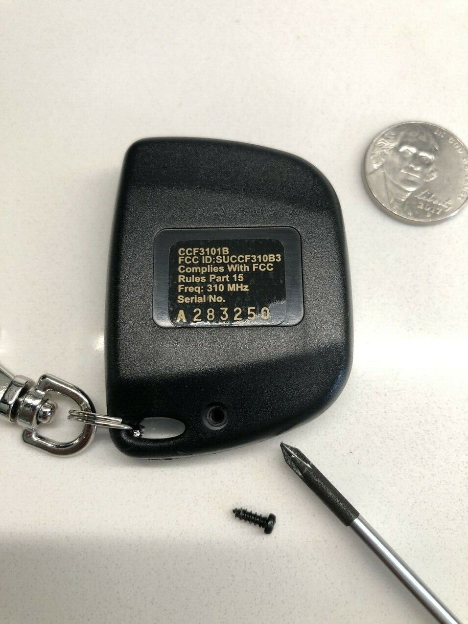Linear Compatible Firefly 310LID21K Keychain Remote 310MHz 8 Dip Switch gallery