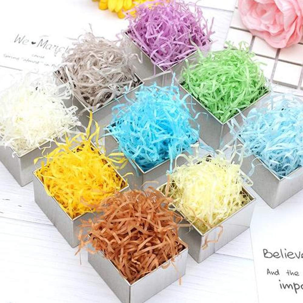 20Pack 14Oz/400G Multicolored Raffia Ribbon Paper Crinkle Cut Paper Shred Filler gallery