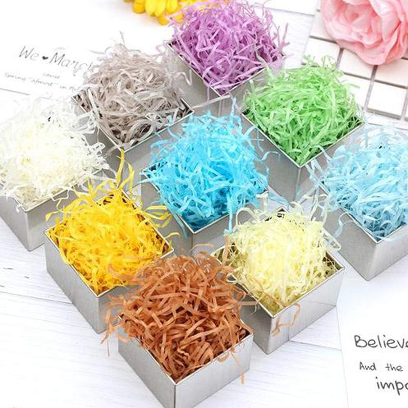 20Pack 14Oz/400G Multicolored Raffia Ribbon Paper Crinkle Cut Paper Shred Filler gallery