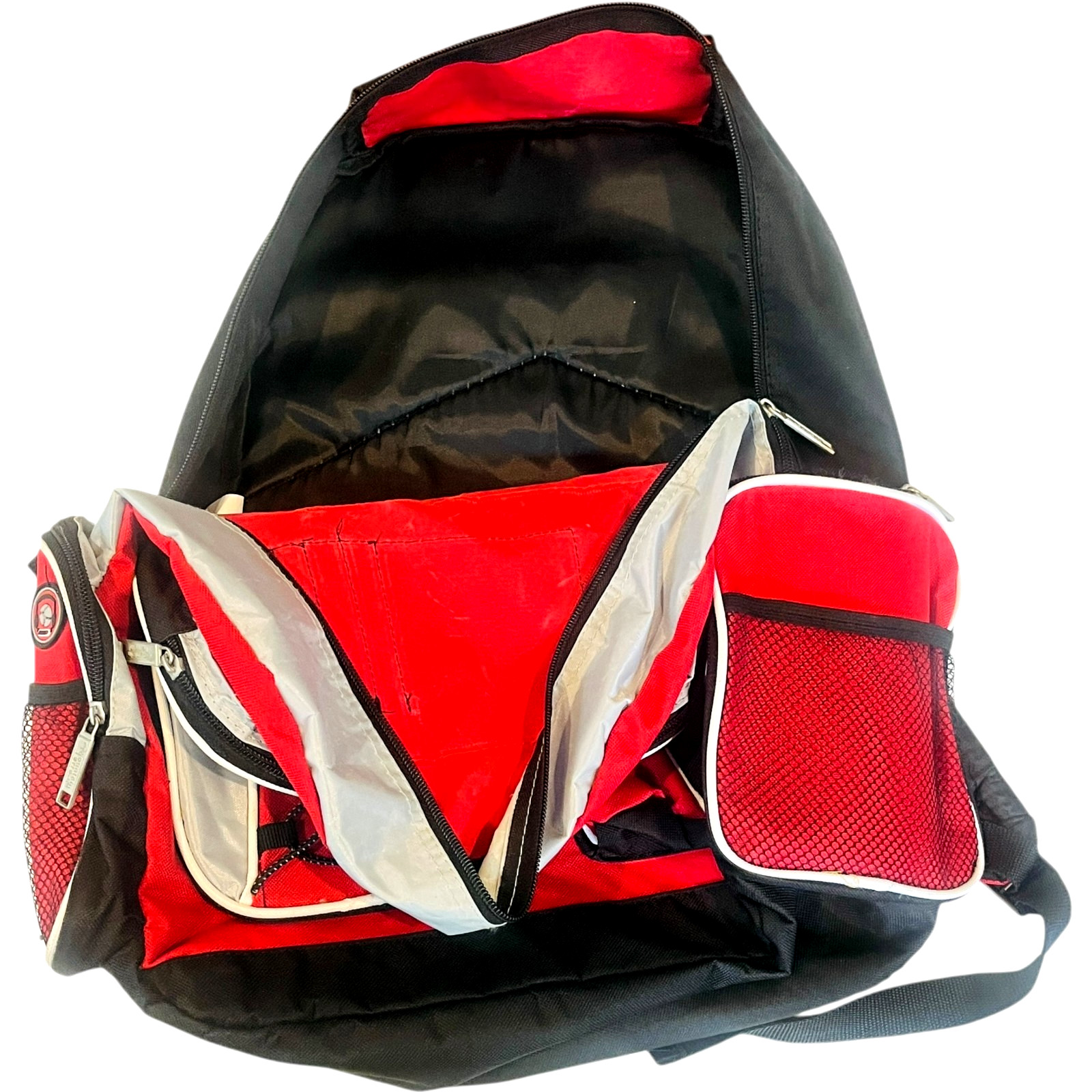 Mountain Terrain Backpack Red and Black Multi Pocket Back Pack 2