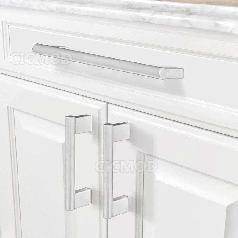 1-30Pack Kitchen Cabinet Pulls Stainless Steel Cupboard Door Drawer Bar Handles gallery
