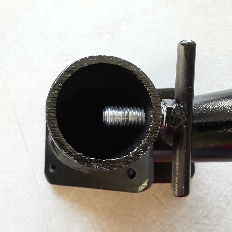 Flag Pole Bracket Powder Coated Black gallery