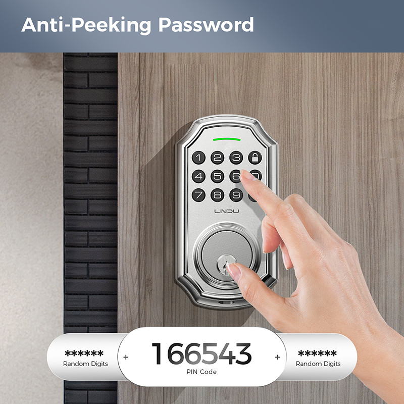 ARPHA Smart Front Door Lock Set 100Code Electronic Keypad Deadbolt Keyless Entry gallery