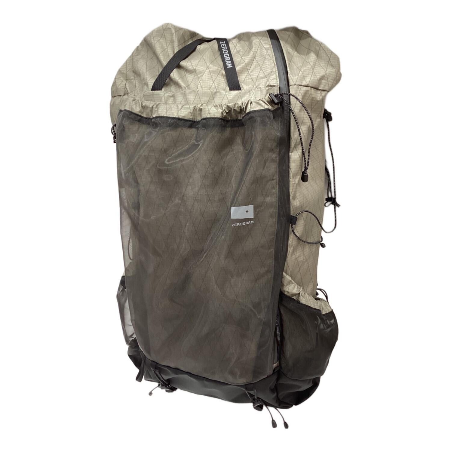 ZEROGRAM Lost Creek 40 Backpack Khaki ZU2BPX2402 Used